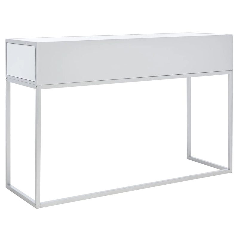 Ethyle 2-Drawer Mirrored Desk