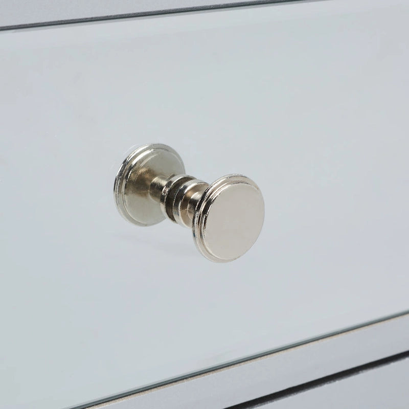 Ethyle 2-Drawer Mirrored Desk