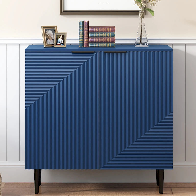 Modern Minimalist Side Cabinet with Adjustable Shelves for Stylish and Versatile Storage