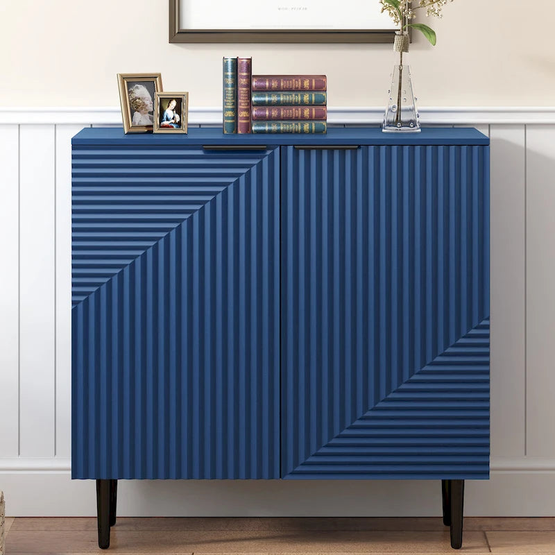 Modern Minimalist Side Cabinet with Adjustable Shelves for Stylish and Versatile Storage