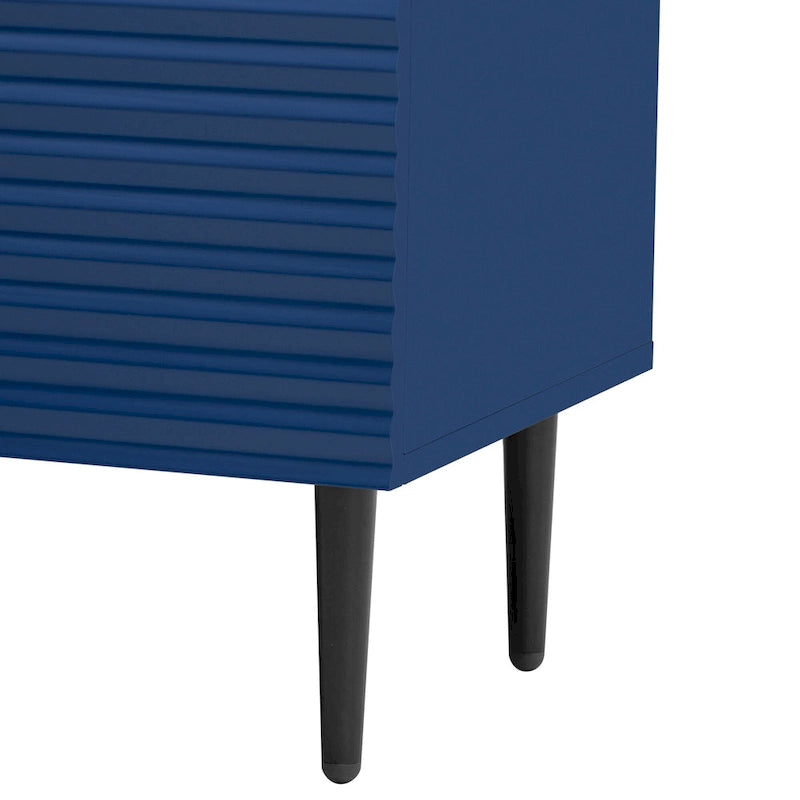 Modern Minimalist Side Cabinet with Adjustable Shelves for Stylish and Versatile Storage