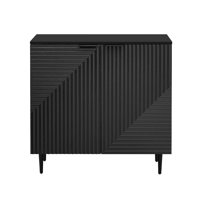 Modern Minimalist Side Cabinet with Adjustable Shelves for Stylish and Versatile Storage