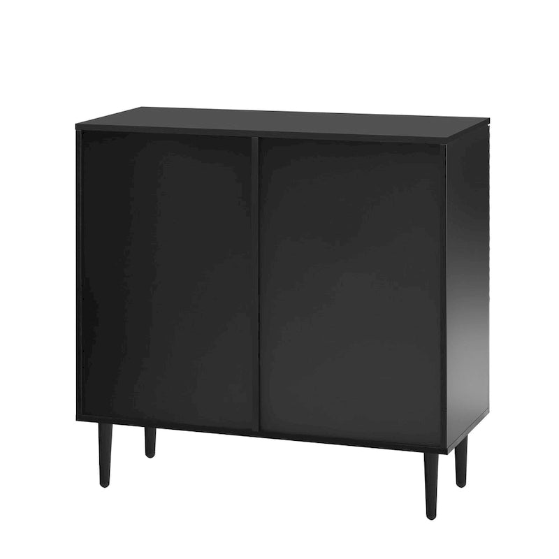 Modern Minimalist Side Cabinet with Adjustable Shelves for Stylish and Versatile Storage