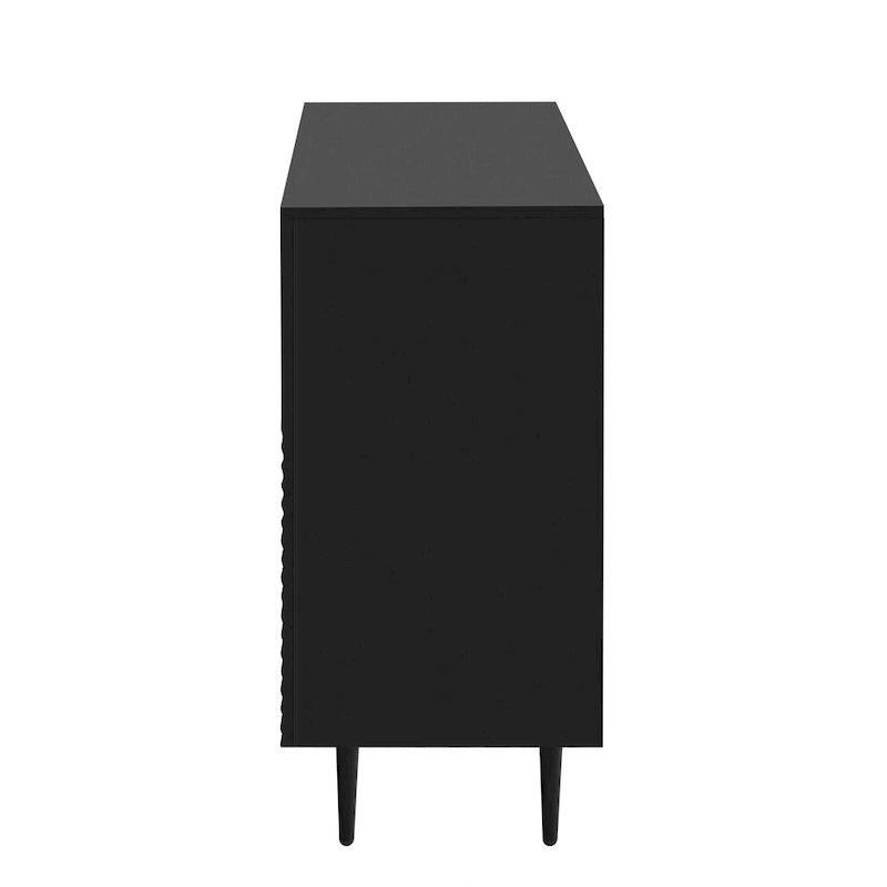 Modern Minimalist Side Cabinet with Adjustable Shelves for Stylish and Versatile Storage