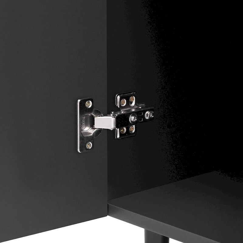 Modern Minimalist Side Cabinet with Adjustable Shelves for Stylish and Versatile Storage