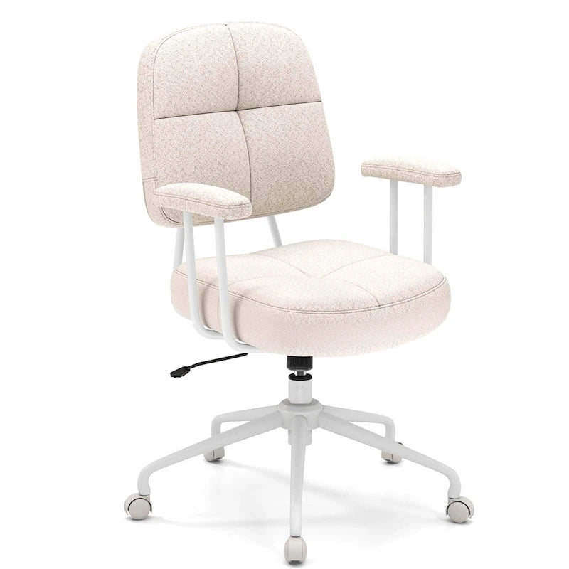 Office Chair Leathaire Upholstered Task Chair with - See Details