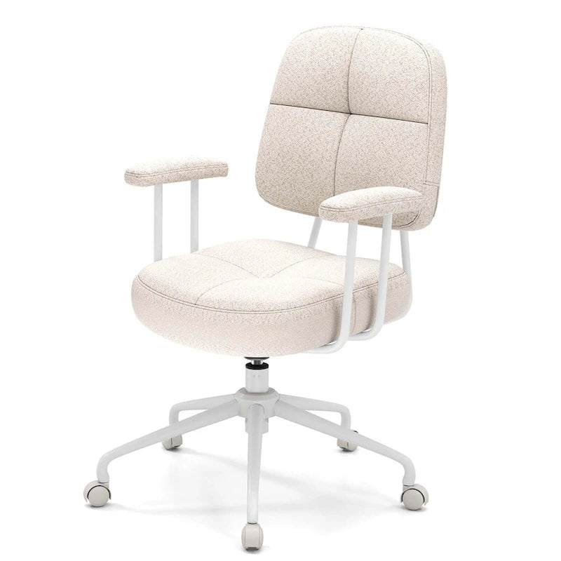Office Chair Leathaire Upholstered Task Chair with - See Details