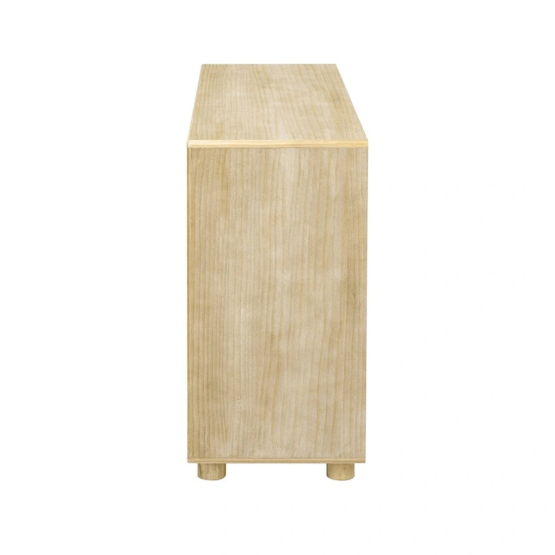 Console Table with Drawers and Shelves for Living Room, Entryway