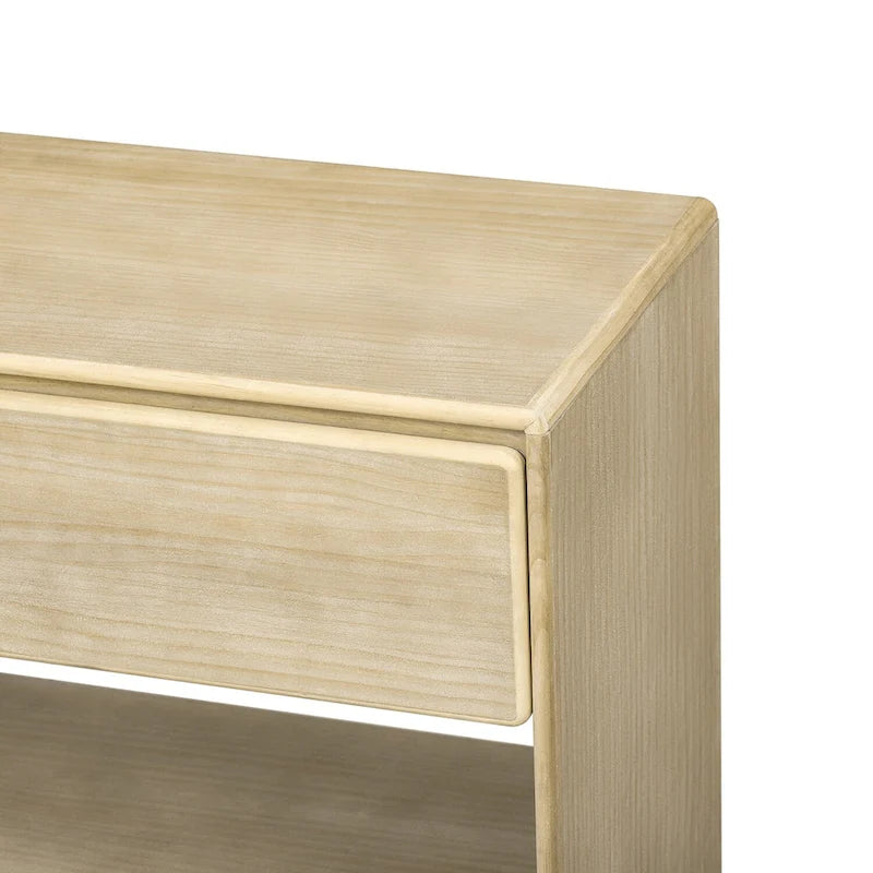 Console Table with Drawers and Shelves for Living Room, Entryway