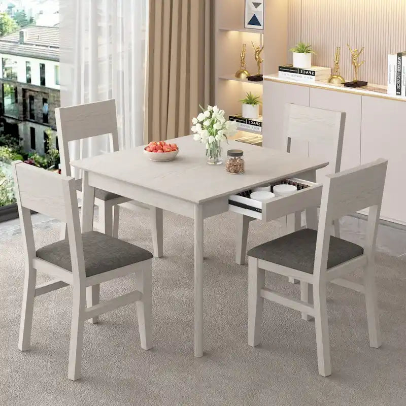 Wooden Square Dining Table