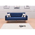 Modern Adjustable 3-position Sleeper Sofa Futon