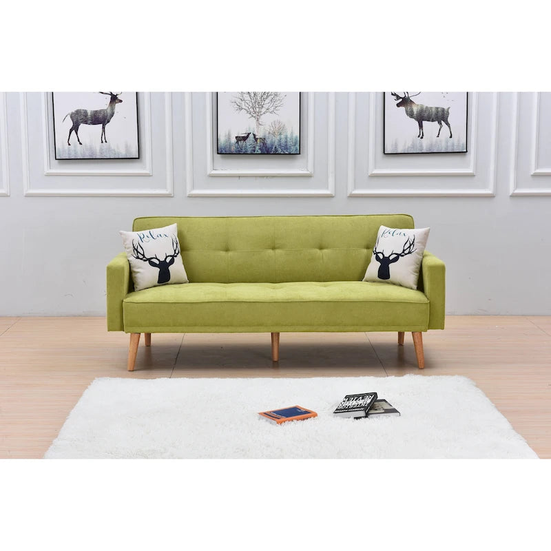 Modern Adjustable 3-position Sleeper Sofa Futon