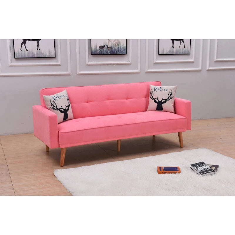 Modern Adjustable 3-position Sleeper Sofa Futon