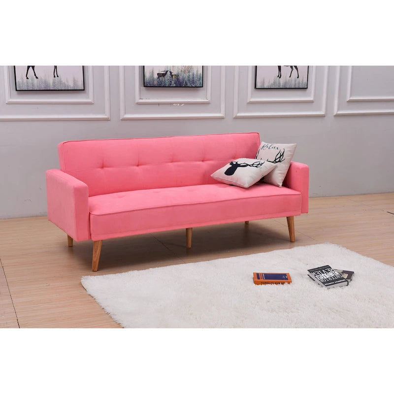 Modern Adjustable 3-position Sleeper Sofa Futon