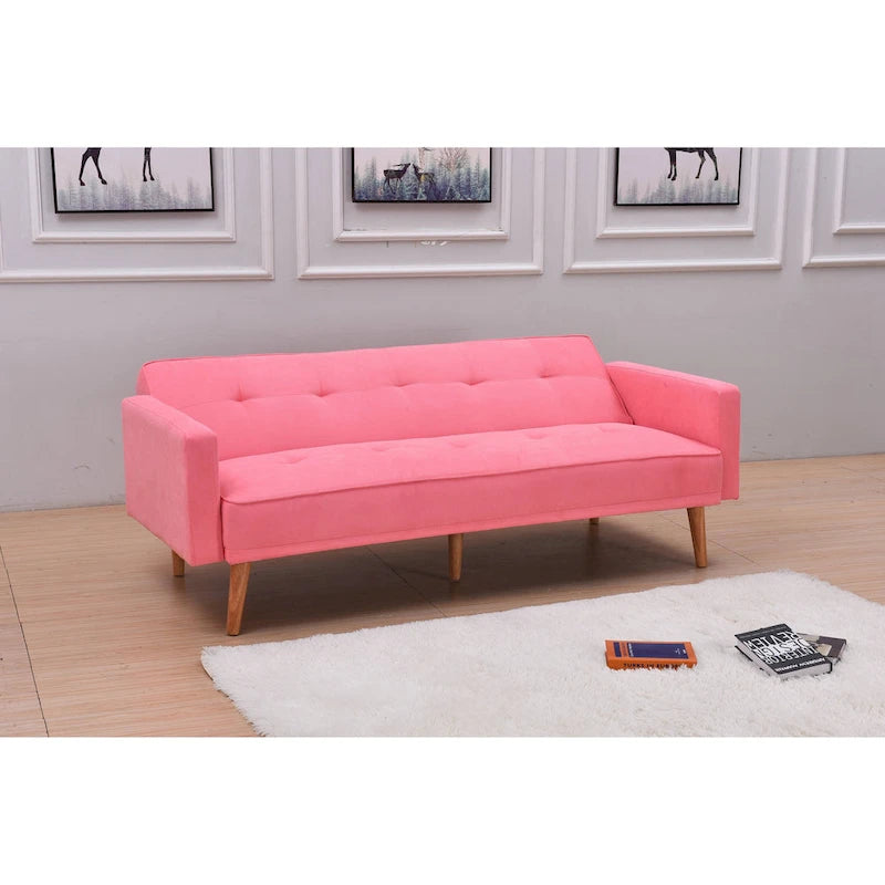 Modern Adjustable 3-position Sleeper Sofa Futon