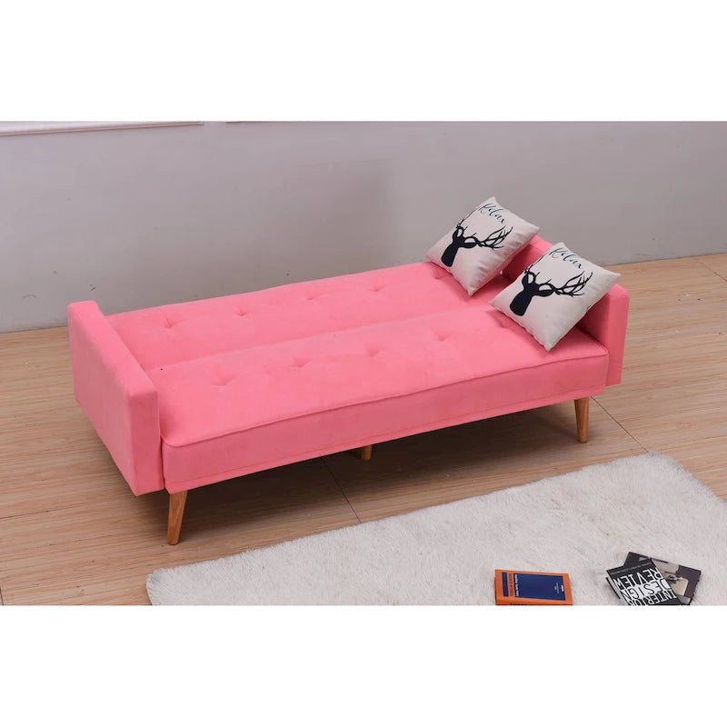 Modern Adjustable 3-position Sleeper Sofa Futon