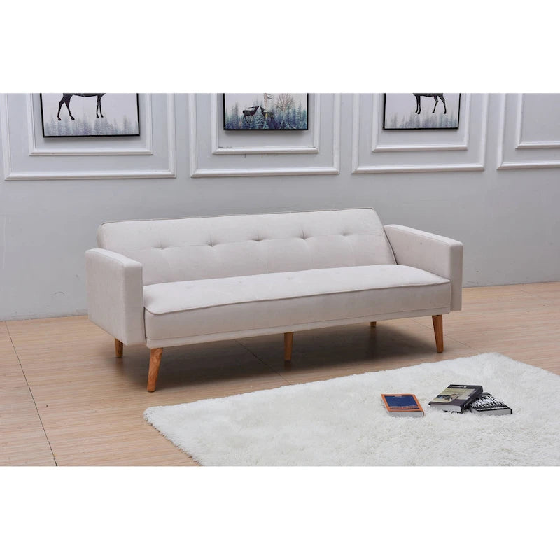 Modern Adjustable 3-position Sleeper Sofa Futon