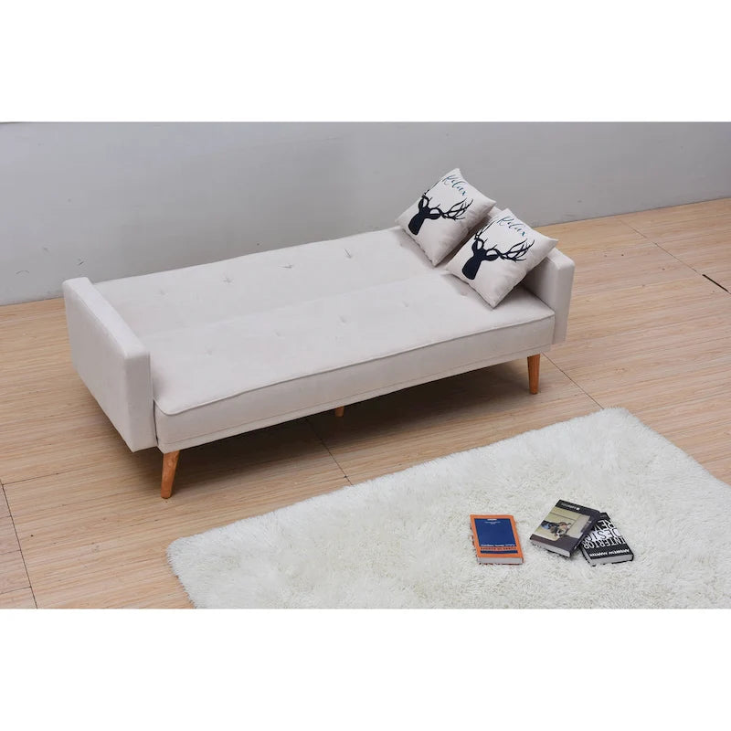 Modern Adjustable 3-position Sleeper Sofa Futon