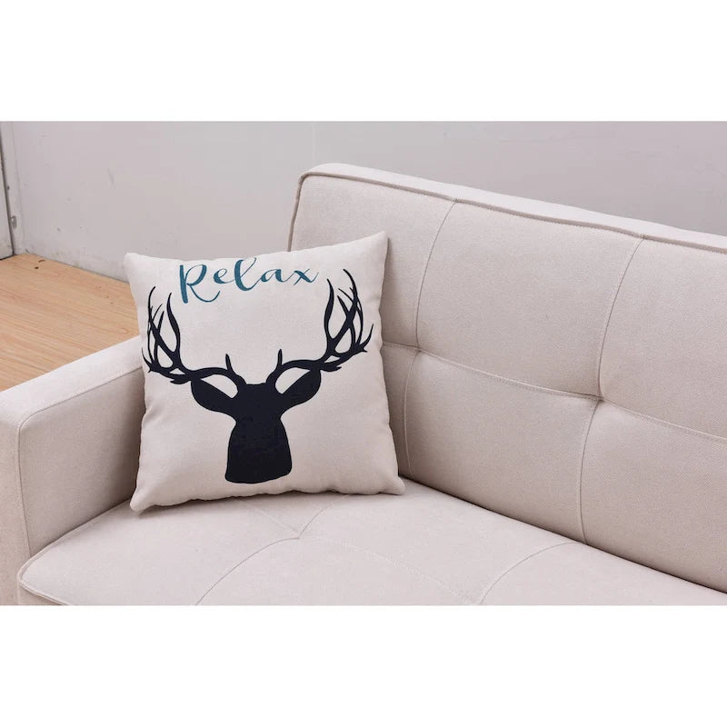 Modern Adjustable 3-position Sleeper Sofa Futon