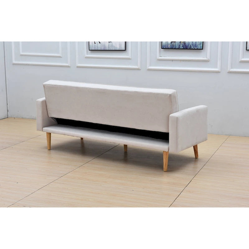 Modern Adjustable 3-position Sleeper Sofa Futon