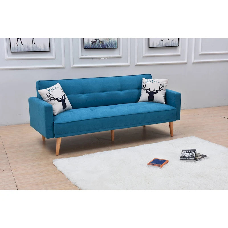 Modern Adjustable 3-position Sleeper Sofa Futon