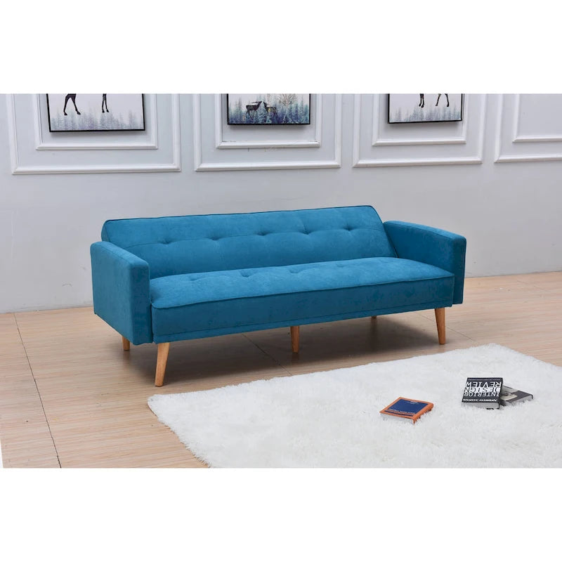 Modern Adjustable 3-position Sleeper Sofa Futon