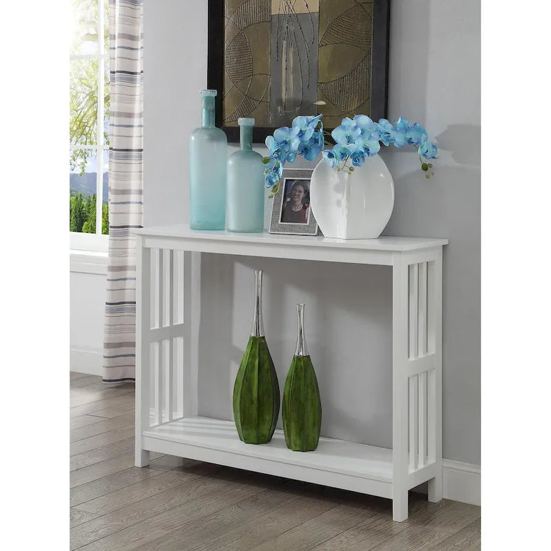 Convenience Concepts Mission Console Table with Shelf