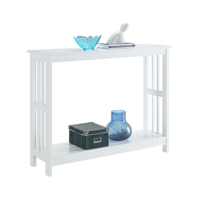 Console Table with Shelf