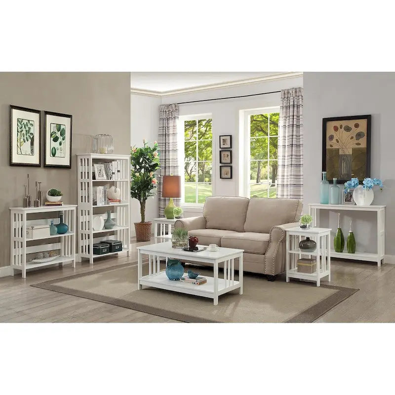 Console Table with Shelf