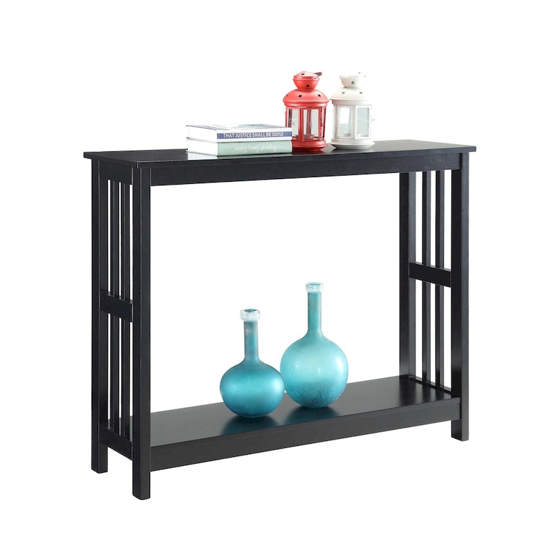 Console Table with Shelf