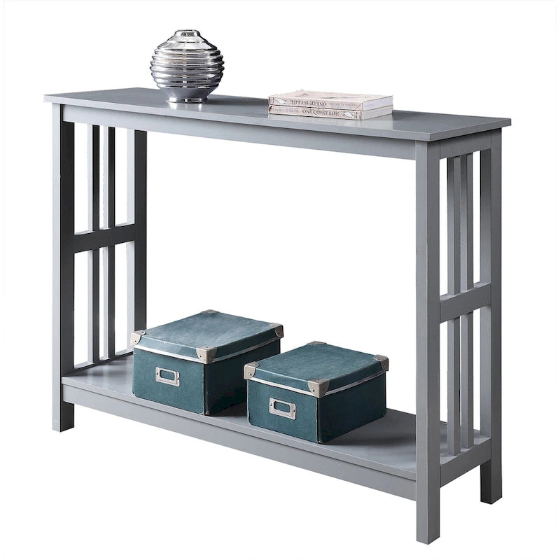 Console Table with Shelf