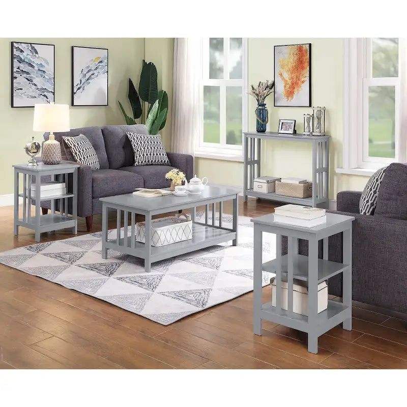 Console Table with Shelf