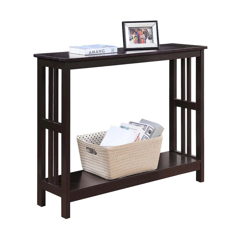 Console Table with Shelf