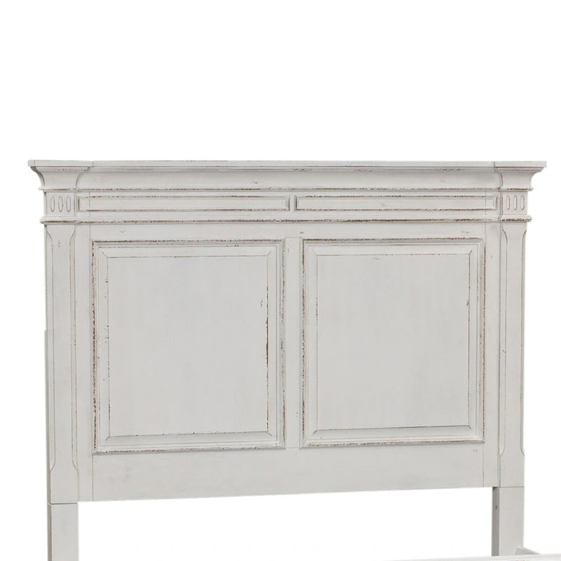 Park Weathered Brown & Antique White Queen Panel Headboard