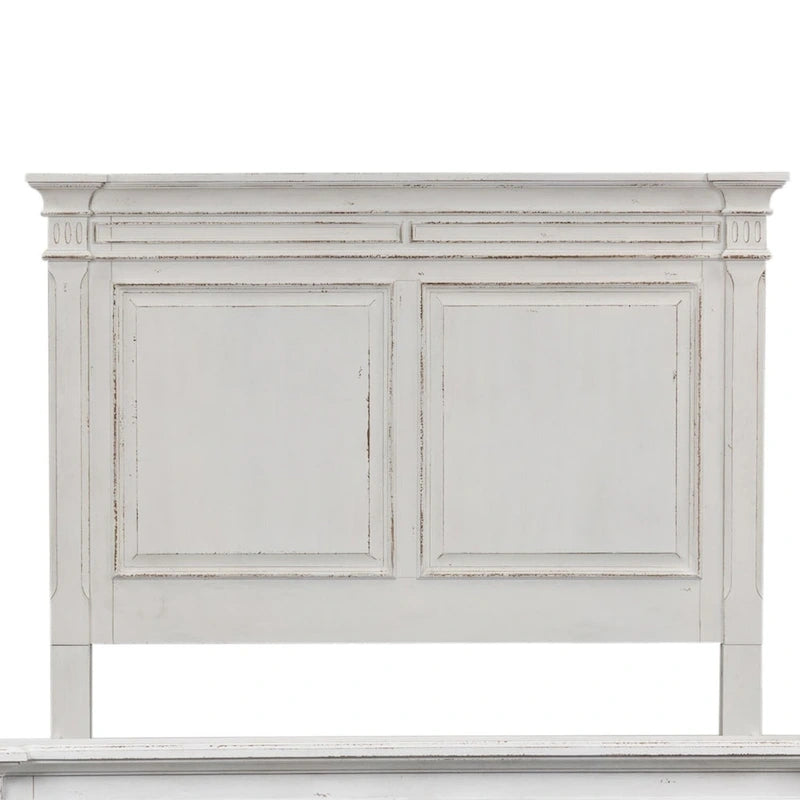 Park Weathered Brown & Antique White Queen Panel Headboard
