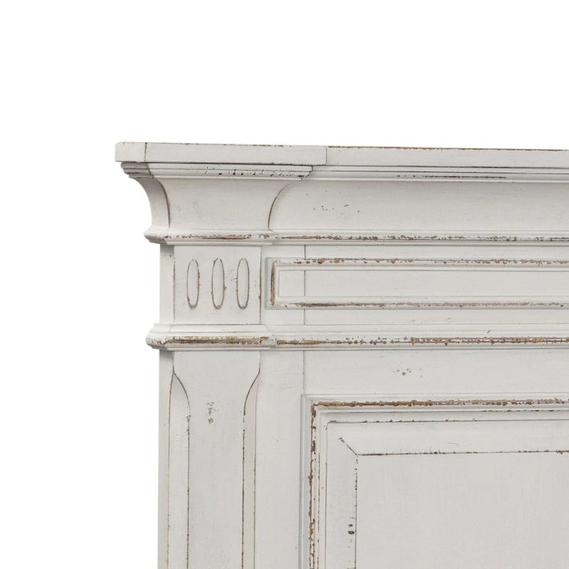 Park Weathered Brown & Antique White Queen Panel Headboard