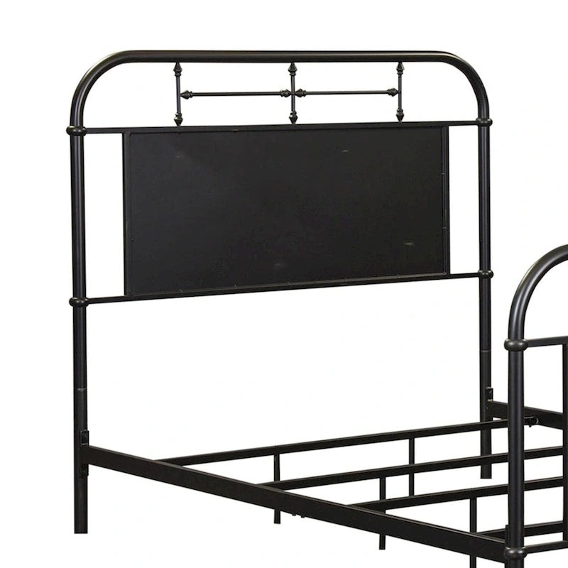 Vintage Distressed Full Metal Headboard