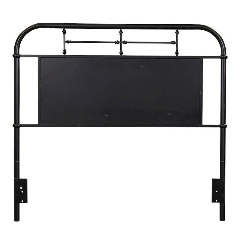 Vintage Distressed Full Metal Headboard