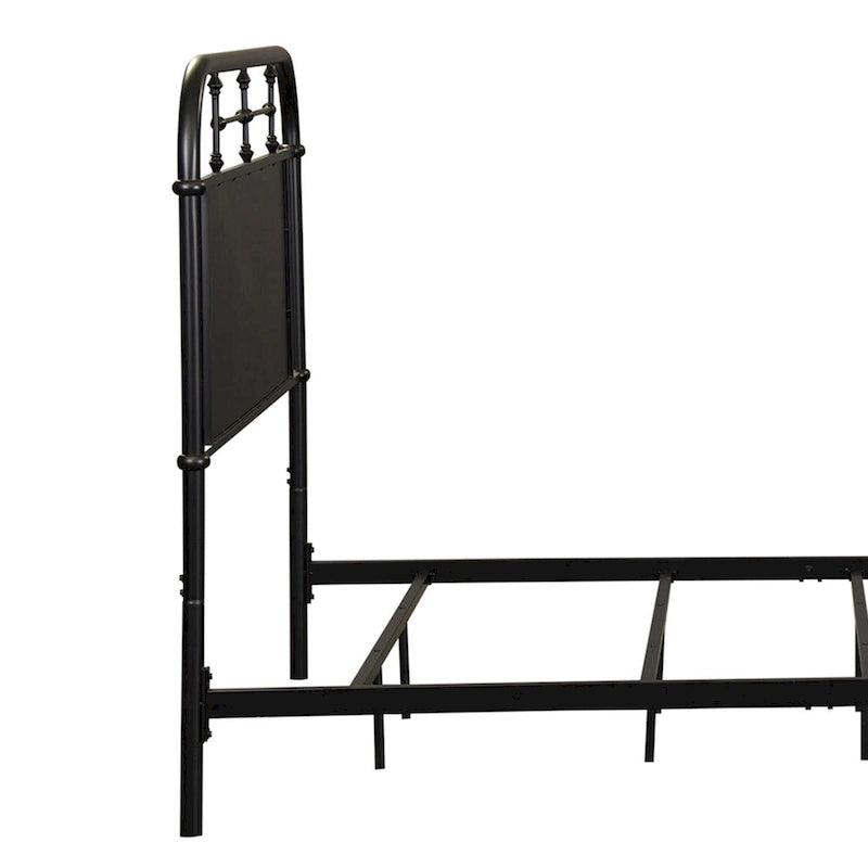 Vintage Distressed Full Metal Headboard