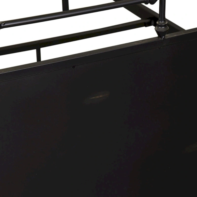 Vintage Distressed Full Metal Headboard