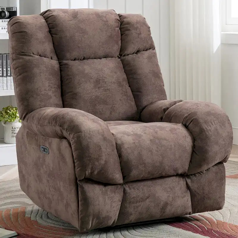 Chenille Power Standard Recliner Chair
