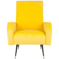 Mid-Century Modern Retro Club Chair - 27.5 x 34.8 x 37 - 28Wx35Dx37H