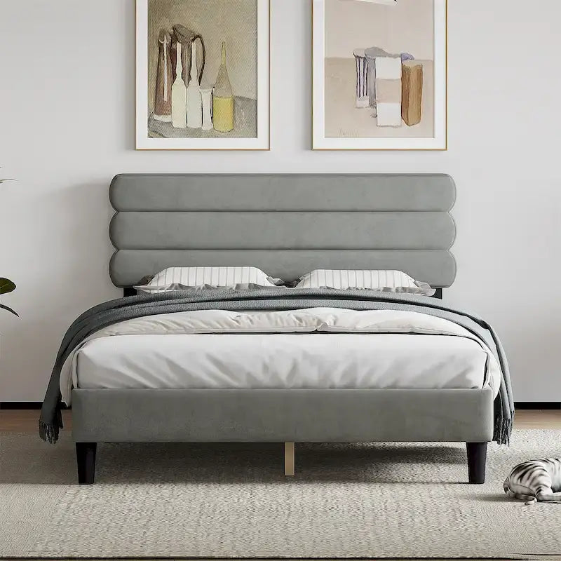 Queen Bed Frame with Headboard