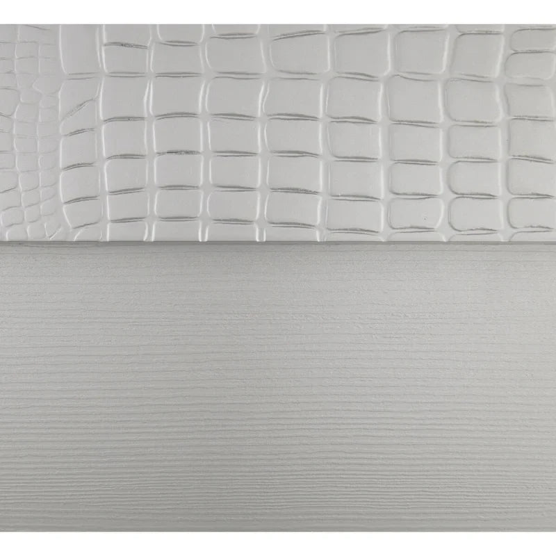 LED Faux Leather Upholstered Tufted Bed