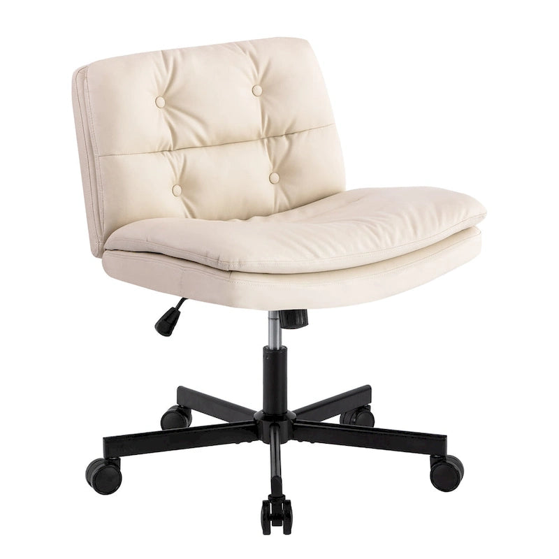 Large Size Swivel Armless Office Desk Chair