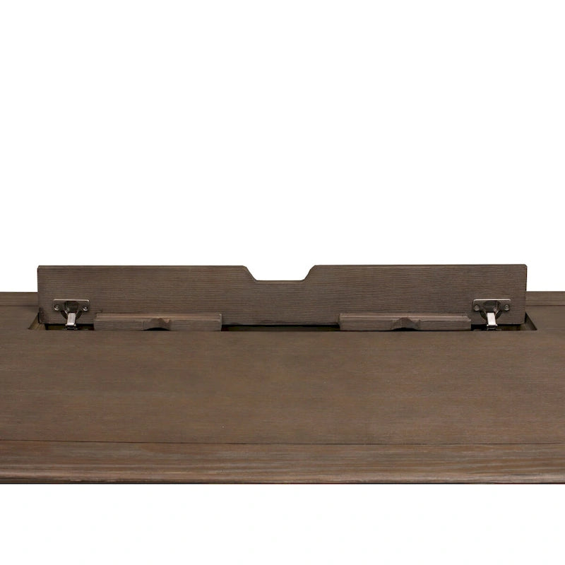 Wood Electronic Sit/Stand Desk, Standing Desk, Gray