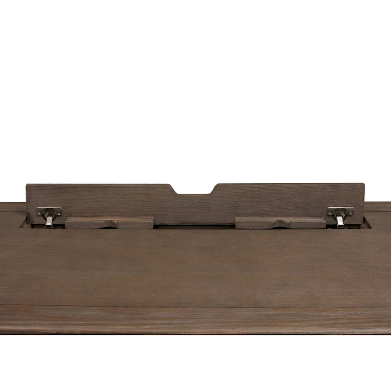 Wood Electronic Sit/Stand Desk, Standing Desk, Gray