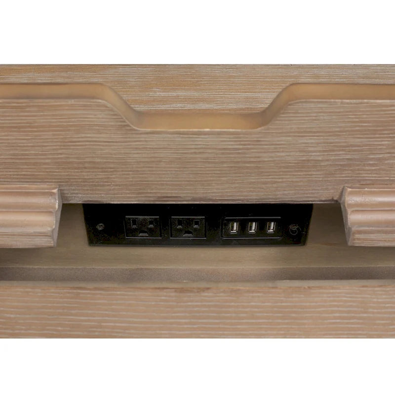 Wood Electronic Sit/Stand Desk, Standing Desk, Gray