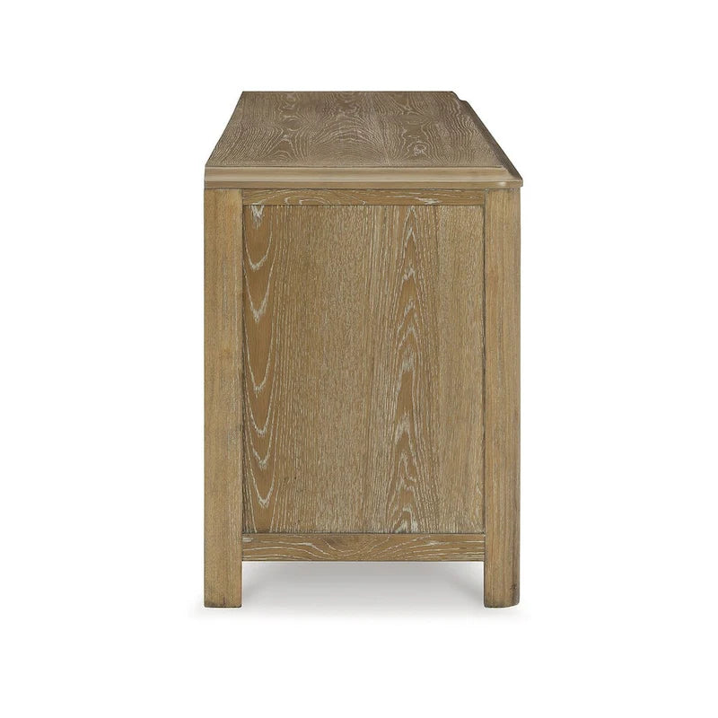 Light Brown 80 TV Stand for TVs up to 92 - 79.63 W x 20 D x 28 H