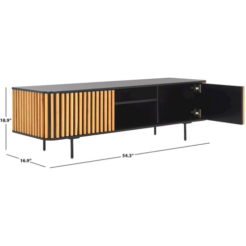 2 Door 2 Shelf Media Stand - 54Wx17Dx19H